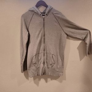 American Eagle Outfitters (AE) Grey Full Zip Up Hoodie - Sz XL